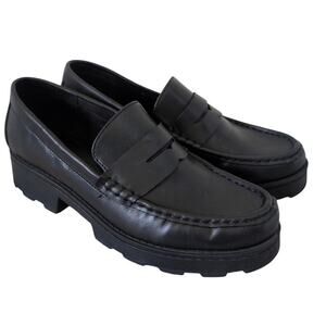 B.O.C. By BORN Cade Lug Sole Penny Loafer in Black size 8.5